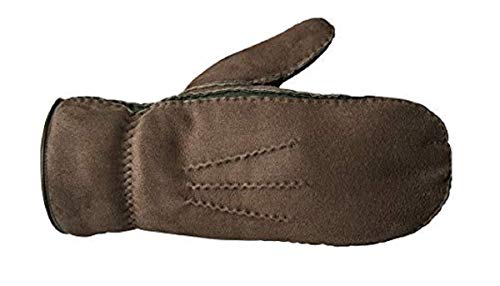 Preisvergleich Produktbild Fellhof Fäustlinge Lammfell Handschuhe PREMIUM olive 9
