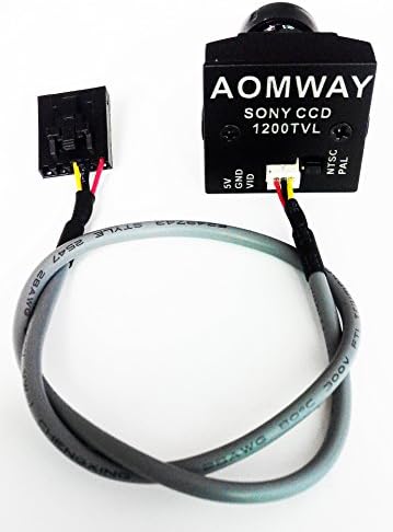 Mark8shop AOMWAY 1200TVL 960P Sony CCD HD Mini Camera 2.8mm Lens for FPV