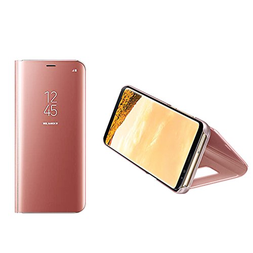 Funda Samsung S8 Clear View Standing Cover Aursen Carcasa Case para Samsung Galaxy S8 color oro rosa reviews Funda Samsung S8 Clear View Standing Cover Aursen Carcasa Case para Samsung Galaxy S8 color oro rosa