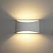 DECKEY 3W LED Wandleuchte Gipslampe Wandlampe modern Design aus Gips LED Wandbeleuchtung Warmweiß