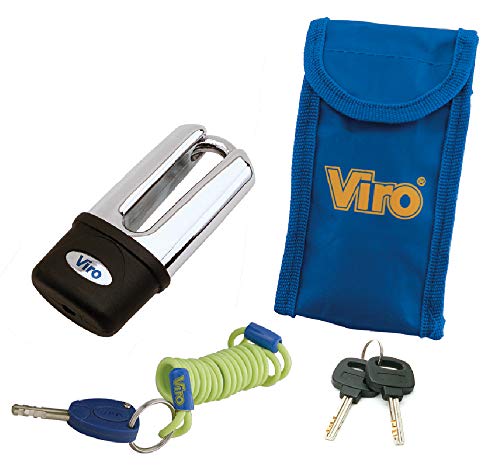 Viro 152.47 Bloccadisco BLINDATO EXTREME, Finitura Cromata, Arco da 11 mm