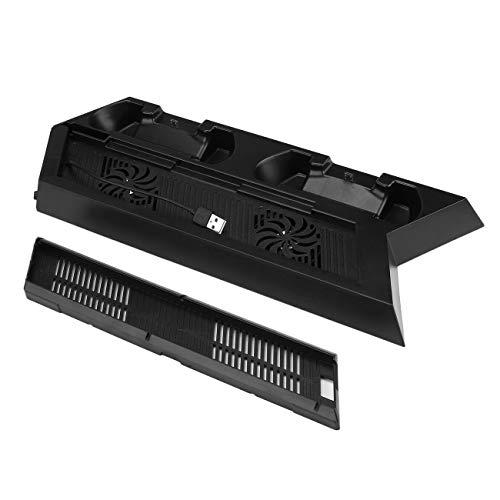 Preisvergleich Produktbild Jiobapiongxin Vertikales USB-Controller-Ladegerät mit Lüfter für PS4 und Slim
