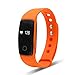 Produktbild Tecomax Bluetooth Outdoor Sport Running Training Tracker Smart Armband-mit Herzfrequenzmessung Schrittzähler Schlaf Monitor für Android & iOS iPhone Smart Handy