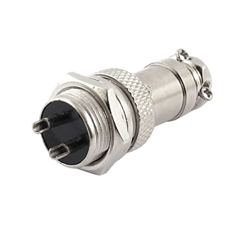 Buchse XLR-Stecker 2-Polig Connector Adapter, silberfarben