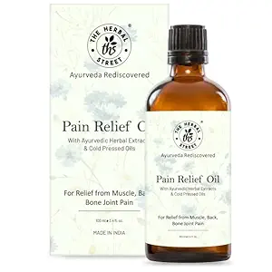 The Herbal Street Pain Relief Oil With Natural Herbs using Ayurvedic Formulation, For Muscle and Joint Pain