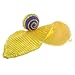 Museya Cute Snail Shaped Baby Infant Newborn Handmade Crochet Beanie Hat Clothes Baby Photograph Props (Yellow)