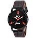 Fonce Analogue Black Dial Boy