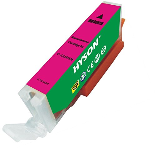 Rundschal HYSON wiederaufbereitete Tintenpatronen PGI-550/CLI-551 Für Canon Pixma iP7250, iP8750, iX6850, MG5450, MG5550, MG5650, mg5655, MG6350, MG6450, MG6450 Monster University Edition, MG6650, MG7150, MG7150 MONSTER UNIVERSITY Edition, MG7550, MX725, mx925- verschiedene Farben 10 Stück Stegeinlage - 5