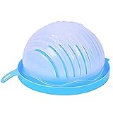 SCHNELL UND EINFACH: Schneiden Sie das gesamte Gemüse in eine Schüssel und beenden Sie Ihren Salat in Sekunden! Es ist einfacher und bequemer, jeden Tag einen gesunden Salat zuzubereiten