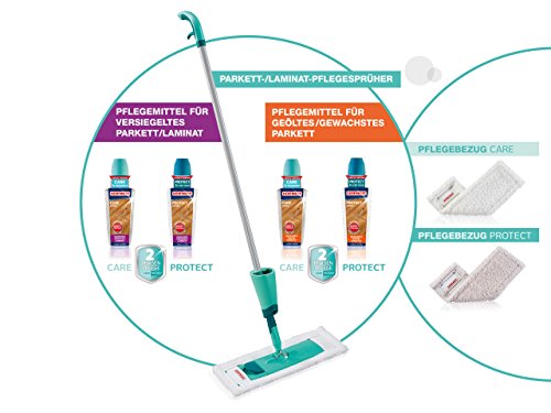 Leifheit 56500 Pflegesprüher Care und Protect Parkettpflege, Metall, Grün, 16.5 x 11 x cm - 13