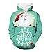 Produktbild R-Cors 3D Druck Lustige Kapuzenpullover Damen Herren Hoodie Unisex Kapuzenpulli Sweatshirt Langarm Kapuze Pullis Freizeit Kordelzug