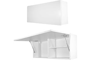 Milionmeblicom Mobilietto Pensile da Bagno Laura Salvaspazio Mobile da Parete Sospeso Armadietto Pieghevole con Apertura Telescopica Mobilietti con Ripiano, Bianco Opaco, 39 x 90 x 23 cm