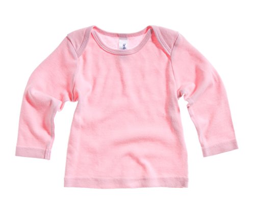 Bella Baby Girls Baby Rib Cotton Long Sleeve T Shirt Pink 18-24