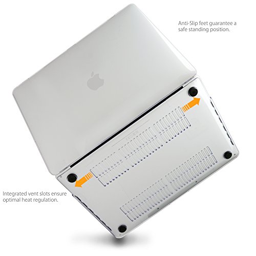 MyGadget H  lle Crystal Clear Case - f  r Apple MacBook NEW Pro 15   Ende 2016 mit USB C  Model A1707 - Plastik Tasche Schutzh  lle Hartschalen Cover 