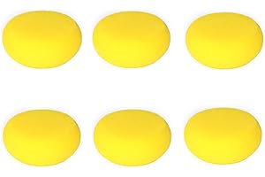 CHEEROYAL Lot de 6 éponges de peinture, éponges à sceau en céramique pour graffiti, éponges synthétiques pour aquarelle, artisanat, poterie, argile, céramique, peinture de visage et usage domestique
