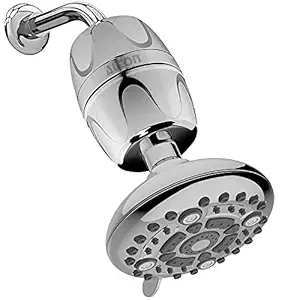 ALTON SHR20985 ABS, Hard Water Filter With 5-INCH, 6-Function Overhead Shower, Chrome Finish