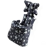 ★ CÓMODO PARA BEBÉS - Envolver el cuerpo del bebé y mantenerlo en una postura apropiada cuando viaja en coche. Bebé se relajará y disfrutará del paseo o de la comida por más tiempo.