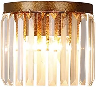 Retro Cystal Wall Lamp K9 Living Room Background Wall Lamp Bedroom Bedside Lamp E14 * 2 Wall Lamp