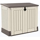 Keter Gartenbox/Aufbewahrungsbox Woodland 30 132x74x110 cm beige