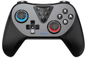 The G-Lab - K-Pad Helium SW - Bezprzewodowy kontroler przełącznika Bluetooth - Kontroler Nintendo z regulowanymi wibracjami, żyroskopem, trybem turbo, długa żywotność baterii - do