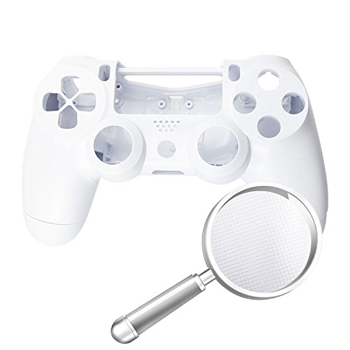 Preisvergleich Produktbild Controller Austauschgehäuse - Weiss mit Pad und Tasten / PS4