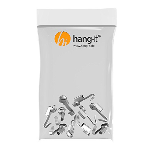 10 Bilderhaken – Klein – für Bilderschiene bzw. Galerieschiene von Hang-it - 2