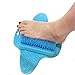 Produktbild Fußbürste Scrubber Massagegerät Dusche/Bad Fuß Scrubber Bürste Mit Rutschfesten Saugnäpfen, Hornhautentferner Für Dusche Boden (Blau)