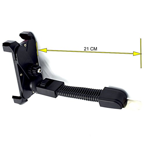 Supporto porta cellulare smartphone regolabile moto scooter vespa su specchio specchietto retrovisore regolabile snodato