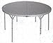 Produktbild RUNDER CAMPINGTISCH für 6 PERSONEN - MIT TRAGETASCHE - FALTBAR - ALUMINIUM TISCHPLATTE MIT TRAGETASCHE - ROBUSTES ALUMINIUMGESTELL - Campingtisch 120 x 67x33 cm - verstellbare Tischbeine - VERTRIEB - Holly® Produkte - STABIELO INNOVATIONEN MADE IN GERMANY -