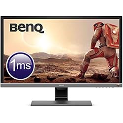 BenQ EL2870U - Monitor Gaming de 28” 4K UHD (16:9, 1ms, HDR, HDMI, DisplayPort, Free-Sync, Eye-Care, Sensor Brillo Inteligente Plus, Flicker-free, Altavoces), Gris Metálico