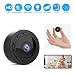 Produktbild Mini WLAN Kamera Überwachungskamera Wireless Full HD 1080P mit 8 Infrarot-Licht Nachtsicht Bewegungserkennung App Fernbedienung 150° Weitwinkel unterstützt 128GB SD-Karte für Heim- und Bürosicherheit