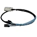 Produktbild drf8090w-eop Mini SAS Sff-8470 Pull Ring To4 Sata-Festplatten-Serverkabel