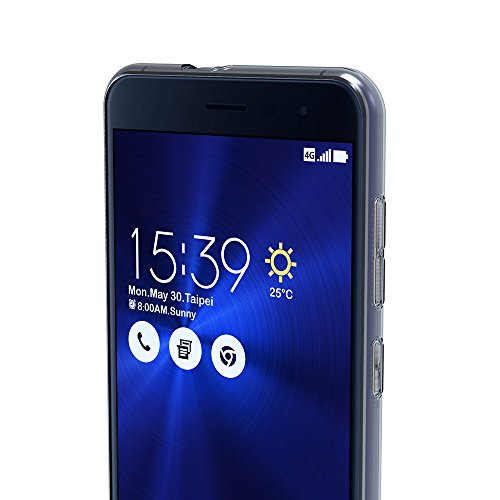 AICEK Funda ASUS ZenFone 3 ZE520KL  ASUS ZenFone 3 Funda Transparente Gel Silicona ASUS ZenFone 3 Premium Carcasa para ZenFone 3 5 2 