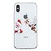 Produktbild Artfeel Weihnachten Hülle für iPhone XS,iPhone X Hülle, Weihnachtsmann und Hirsch Muster klar Weich Silikon Handyhülle,Ultra Dünn Leicht Transparent Flexibel TPU Bumper Stoßfest Schutzhülle