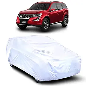 DREAM STORE - Water Resistant - dust Proof - car Body Cover for Compatible with Mahindra XUV 500 car Cover - Water Resistant UV Proof - car Body Cover (Silver Without Mirror)