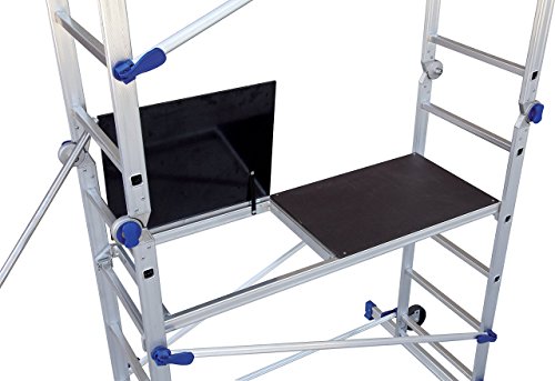 Aluminium Arbeitsgerüst Mod. Flosse Clic Arbeitshöhe 4,36 MT - 2