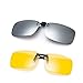 Produktbild Cyxus Sonnenbrille polarisiert Clip auf Flip up, UV Schutz Gläser,Fahren/Fischerei/Sport/Night Vision Eyewear [2 Sätze]