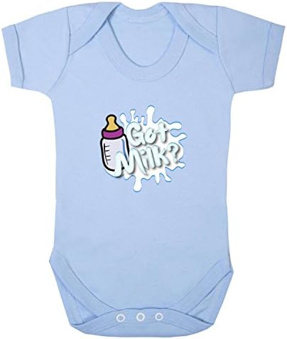 Got Milk Babygrow. 18-24 Months. Baby Blue