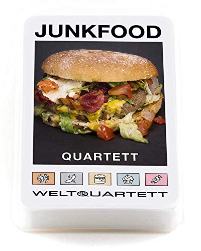 familie von quast - Quartett Spiel Junkfood - das ultimative Kartenspiel mit 32 Blatt