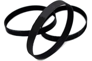 BZCEMIND 5 piezas HTD 3M Cinturas de transmisión de correa de distribución de circuito cerrado,3M-225-15