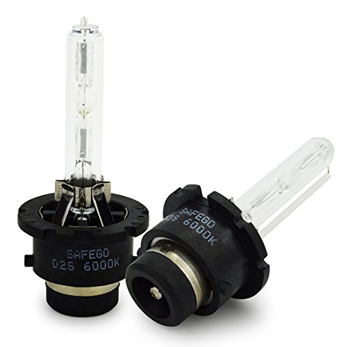 Safego 2X D2S Lámpara de Xenón de Faros Bombilla Hid Xenon Luz Luces de Coche para Coches Blanco Frio Ac 12V 35W 8000K