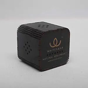 Whiteleaf - Natural Absorbent Activated Carbon Car Air Purifier (Curve) (Black)