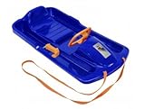 KHW - Luge en Plastique Snow Fox 95x50x23 cm Bleu Max 65kg
