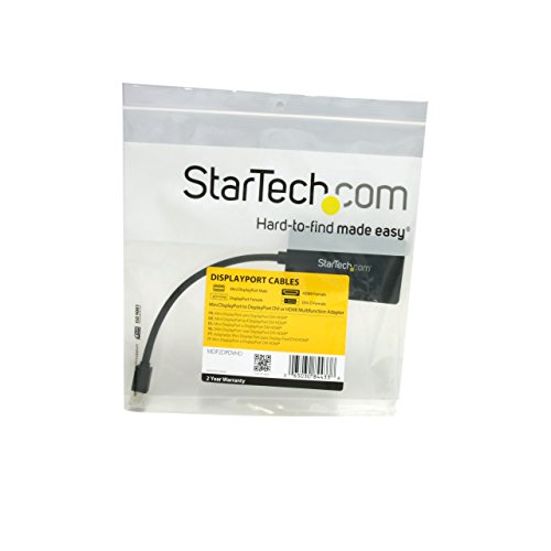 StarTech.com Mini DisplayPort auf DisplayPort/ DVI/ HDMI Adapter mit bis zu 2560×1600 / mini DP Stecker/ DVI-D Buchse auf HDMI Buchse - 6