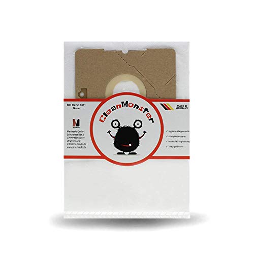 20x CleanMonster Staubsaugerbeutel für Daewoo Y100 Privileg VCH4801E2 VCH5005ES16 Clatronic BS1303 Classic UVM. - ersetzt Swirl DD9 / Y101 / Y191 / Y201 / Y50 / Y93 / Y95 / Y101 / Y201 / Y93 / Y95