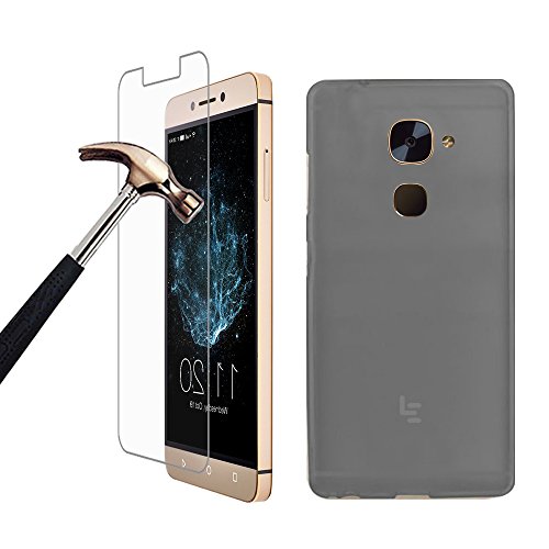 LeEco Le S3 Funda   Protector De Pantalla  Gzerma Funda Case Cover Silicona Premium  flexible  amortigua golpes  Carcasa Y PET Protector De Pantalla  Anti-ara  azos   Sin Burbujas  Para LeEco Le S3