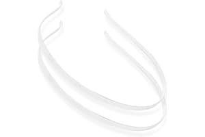 Topkids Accessories Lot de 2 bandeaux fins en métal pour homme, homme, femme, fille, noir, doré, argenté, uni (5 mm, argenté)