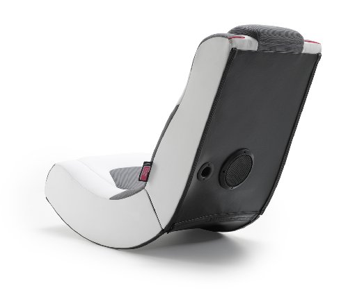 Preisvergleich Produktbild Musicrocker Lightning Soundsessel weiß / grau