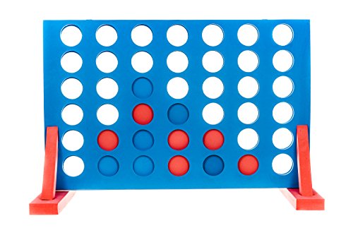Hillington Â® Giant EVA 4 In A Row Connect 4 Garden Outdoor Game - Ideal For Family And Nursery / School Activities
