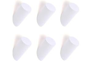 ANZOME Percha Pared Madera, Perchero de Pared Carga máxima 10 kg, 6 Piezas Gancho Madera De, Wall Hooks Perchero de Madera Gancho Pared Madera para Colgar Abrigos, Gorros, Ropa Y En El Dormitorio